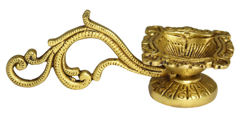 Brass Table Deepak Oil Lamp 0.4Kg